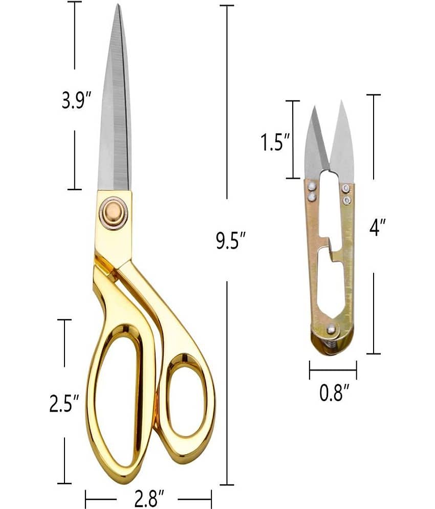 Tailor Scissors Sewing Scissors Dressmaker's Shears for Needlework DIY Craft Sewing Tools view 2