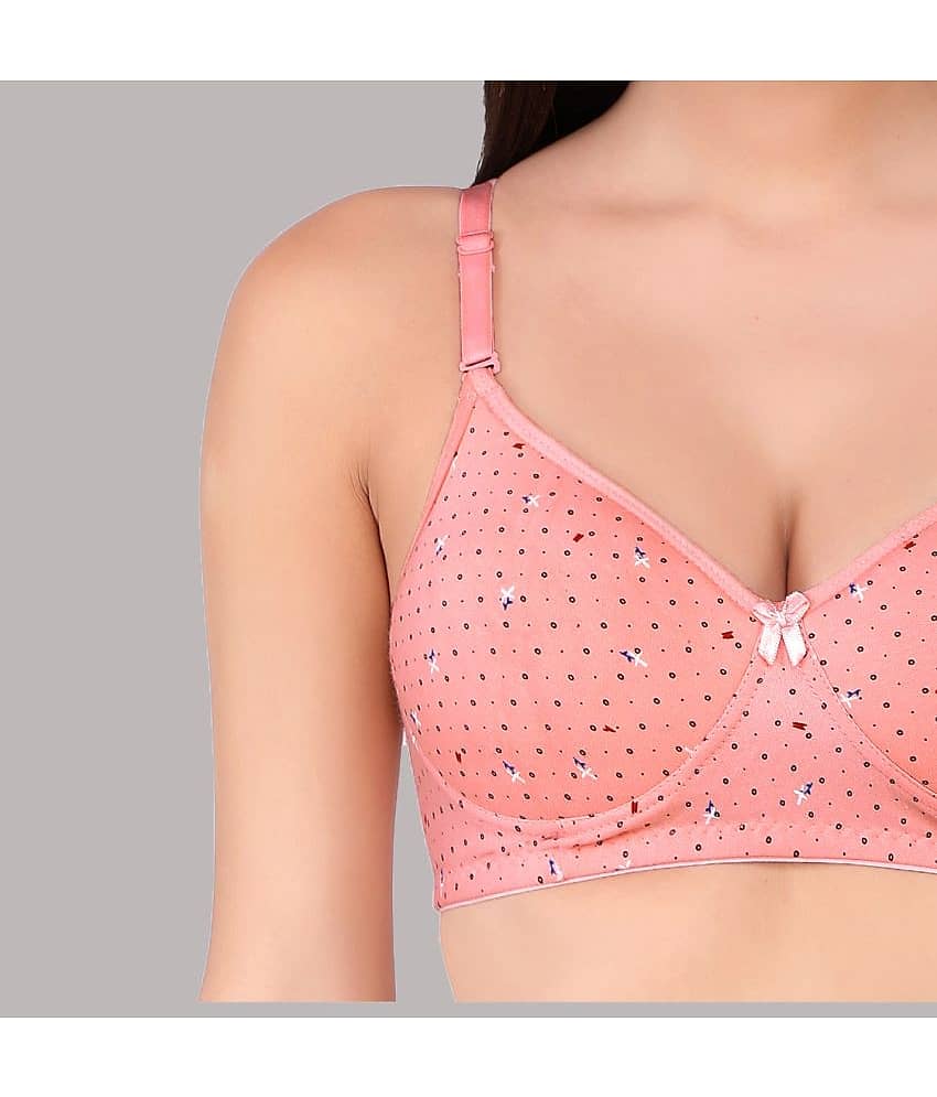 Tkeshto Pack of 3 Cotton Lightly Padded Women's Everyday Bra ( Multicolor ) view 2