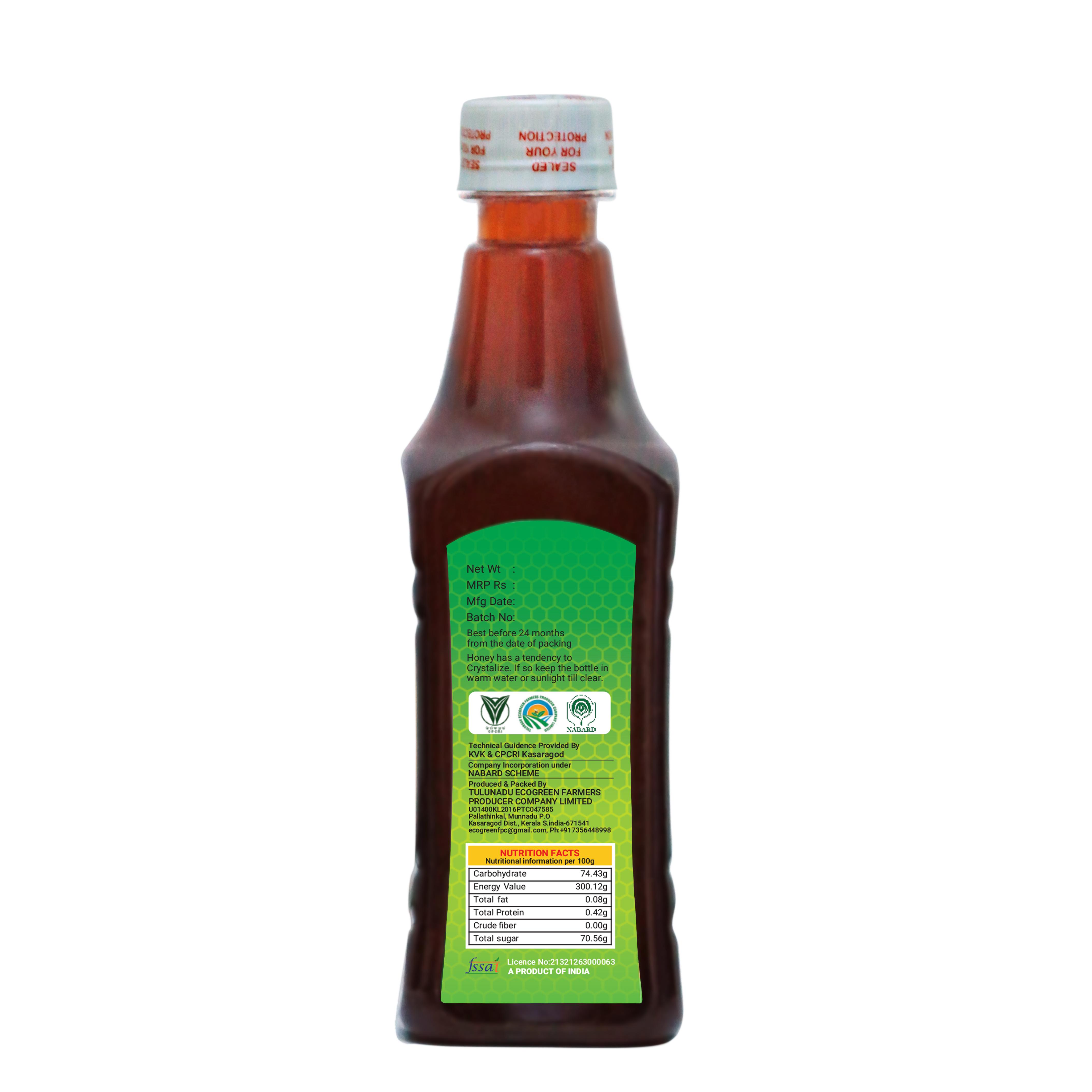 Natural Honey 500g view 2