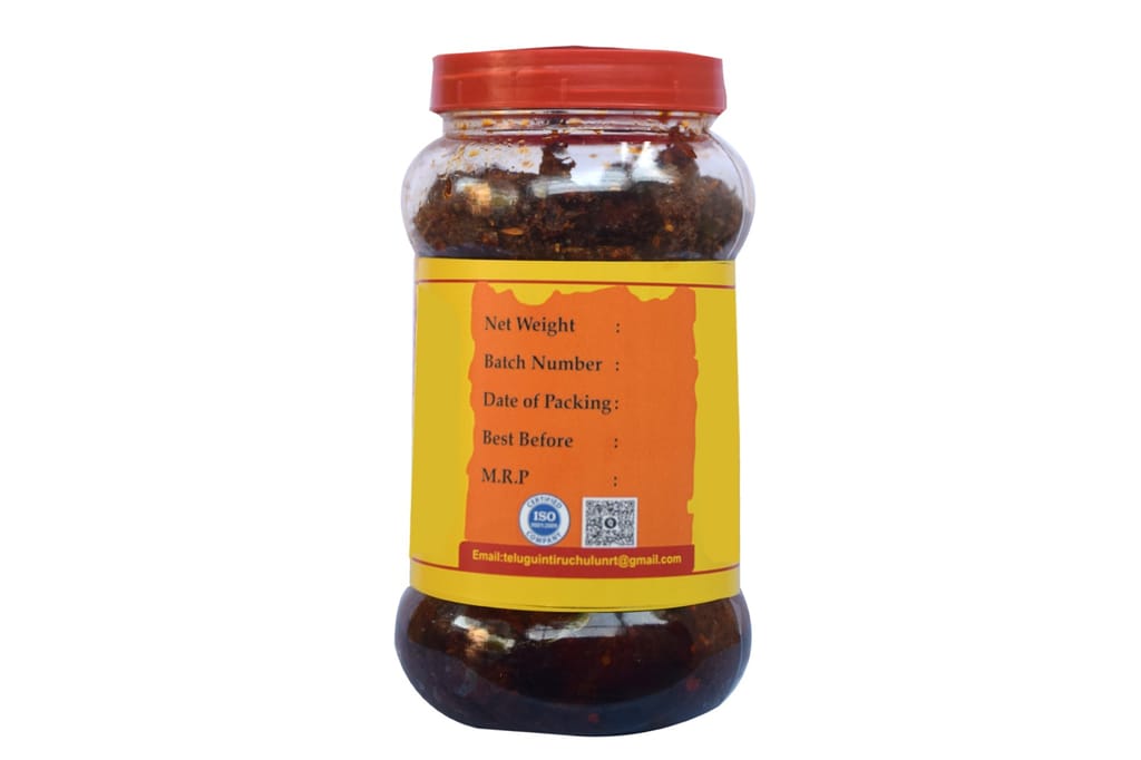 Telugu Inti Ruchulu Coriander Pickle view 2