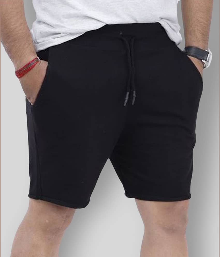 Scrott Merchandise - Black Cotton Men's Shorts ( Pack of 1 ) view 2