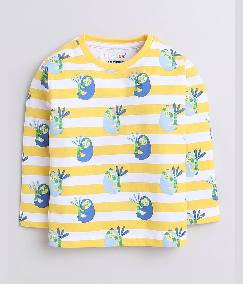 BUMZEE Pack of 1 Boys 100% Cotton Nightsuit Set ( Navy Blue ) view 2