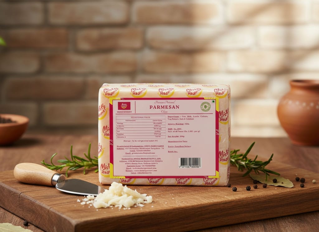 Mishti Gourmet Parmesan Cheese 200g view 2