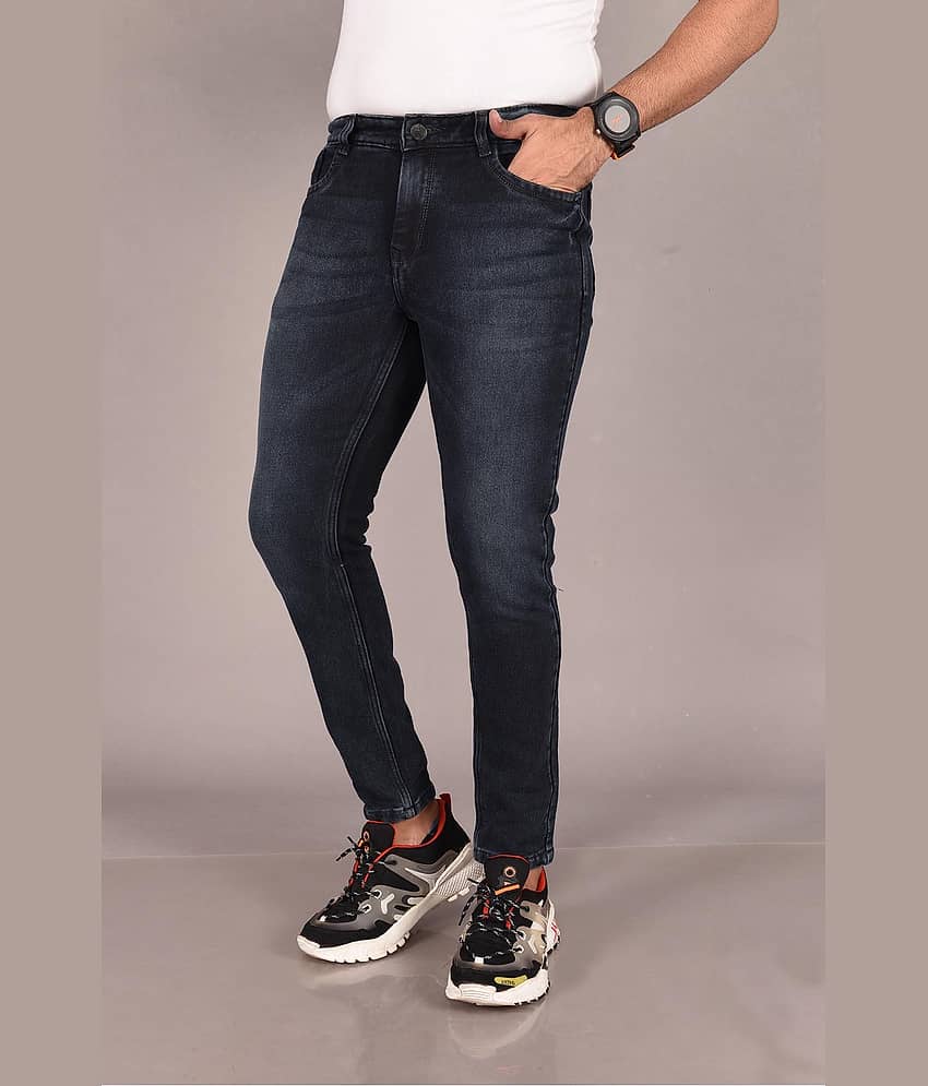 Aflash Slim Fit Faded Men's Jeans - Grey ( Pack of 1 ) view 2