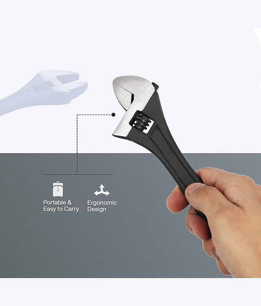 Aldeco Hand Tool Kit- 2in1 Screw Driver with Adjustable Wrench. Combination Hand Tools for Domestic & Industrial Purpose. view 2