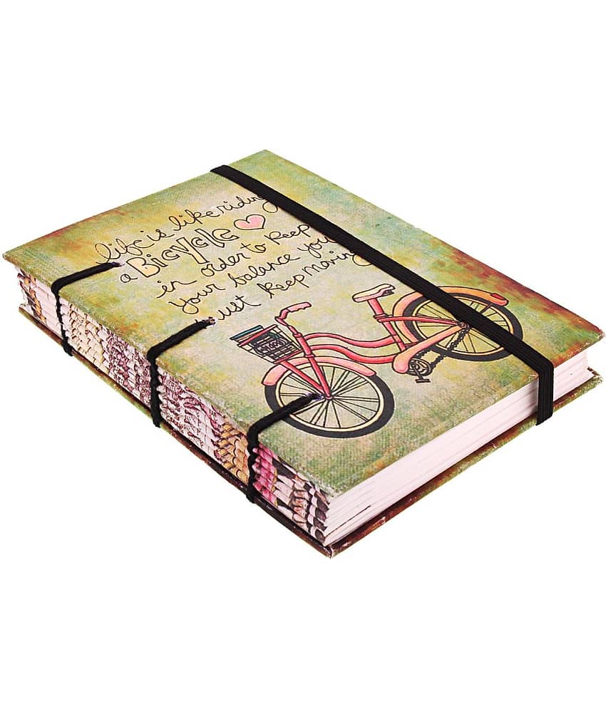 Bicycle Print In Special Binding Notebook Regular Journal view 2