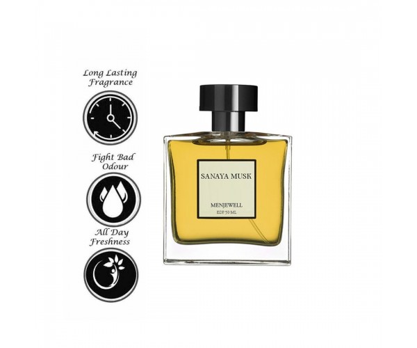Menjewell Sanaya Musk Perfume For Men 50 Ml view 2