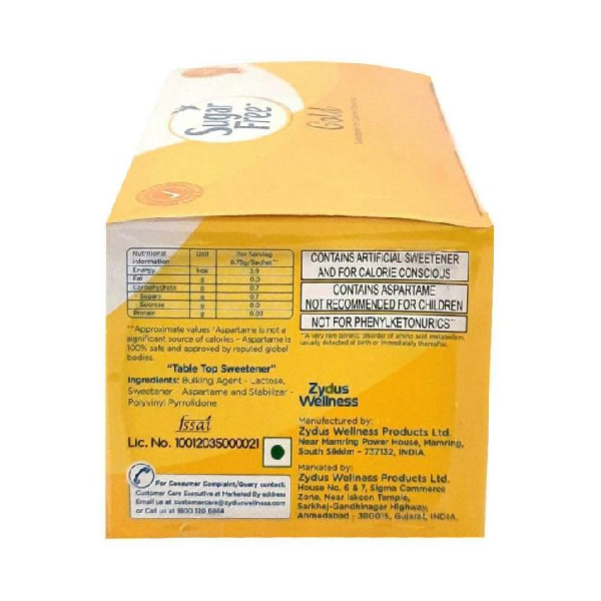 Sugar Free Gold 100 Sachet view 2