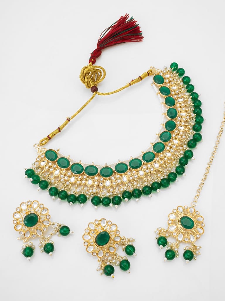 Morison Golden Opulence Necklace Set Luxury That Shines view 2