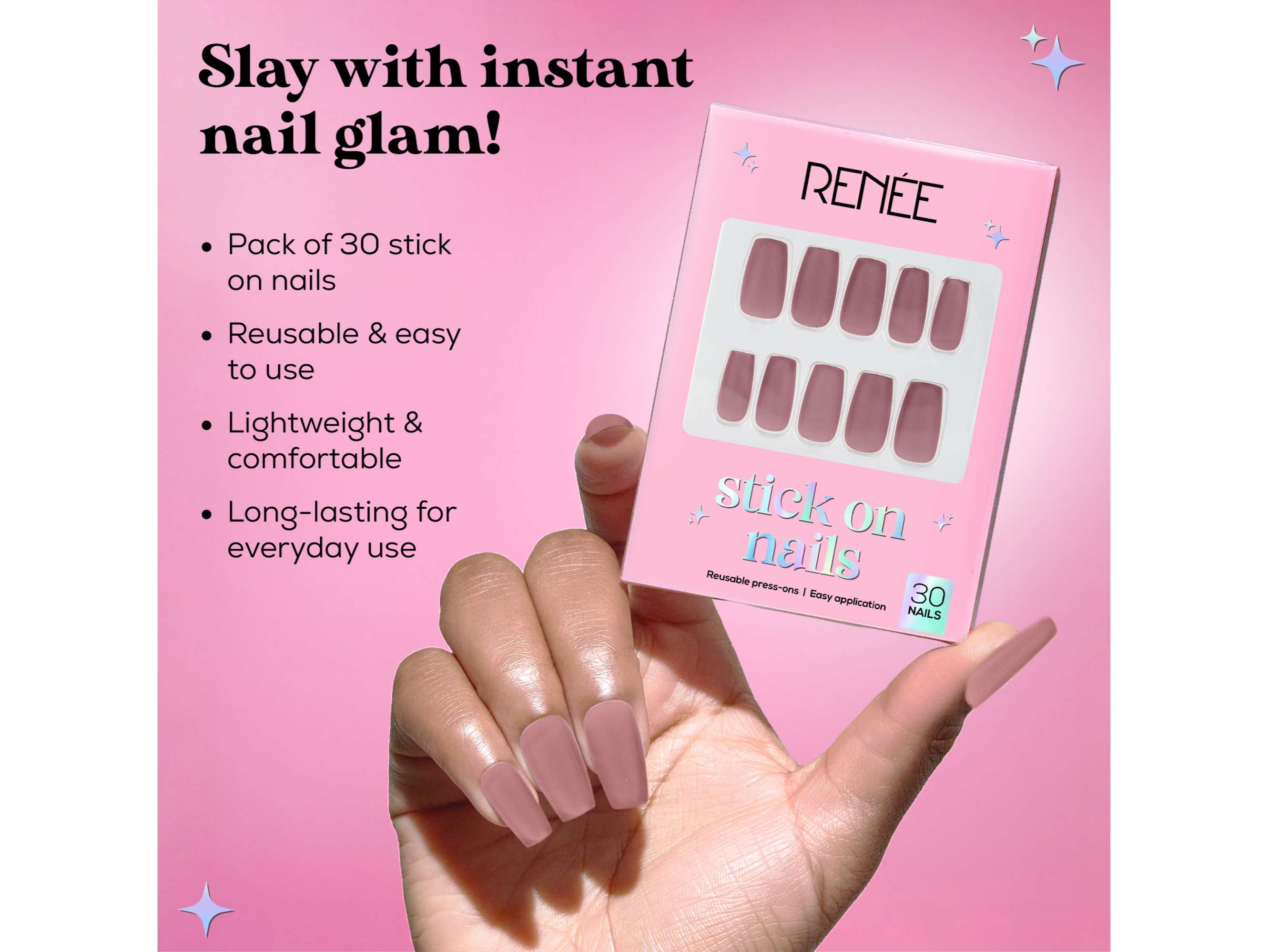 RENEE Stick On Nails - Matte Nails 11 view 2