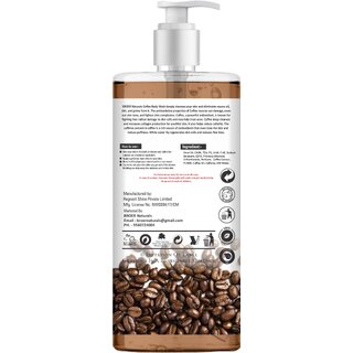 Broer Coffee Body Wash - Energizing, Exfoliating, Refreshing Shower Gel Paraben Free (400 ml) view 2