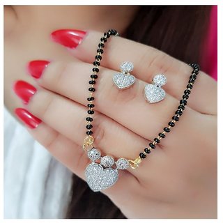 Hetprit Brass Gold Plated Mangal Sutra Set For Woman view 2