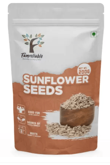 Famreliable Ultimate Nutritional Boost Supercharge Your Health with 200g Raw Sunflower Seeds (200 g)