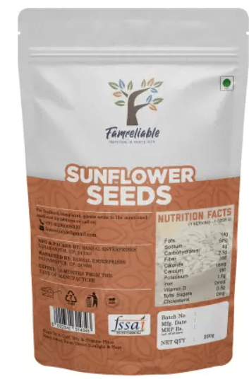 Famreliable Ultimate Nutritional Boost Supercharge Your Health with 200g Raw Sunflower Seeds (200 g) view 2