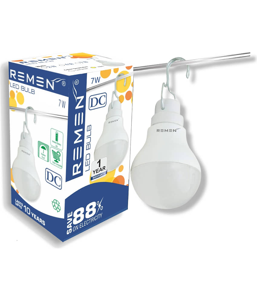 Remen Led Lites - 7W Cool Day Light LED Bulb ( Single Pack )