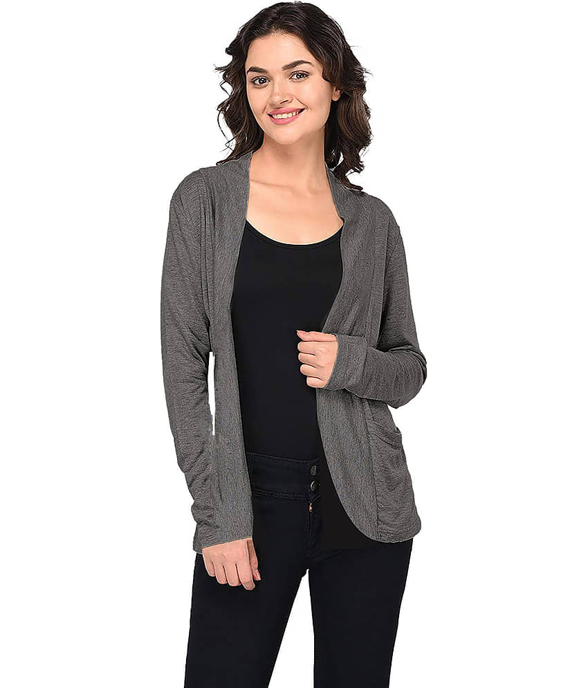 Goodluck Cotton Shrugs - Grey view 2