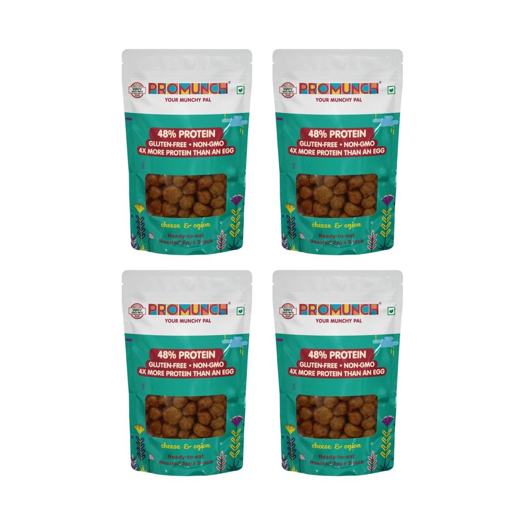 PROMUNCH Travel Combo Pack (Cheese & Onion) 30gm x 4