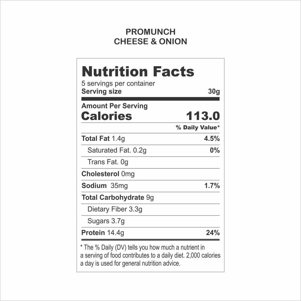 PROMUNCH Travel Combo Pack (Cheese & Onion) 30gm x 4 view 2