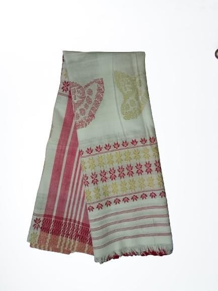 Assamese Handloom Gamosa view 2