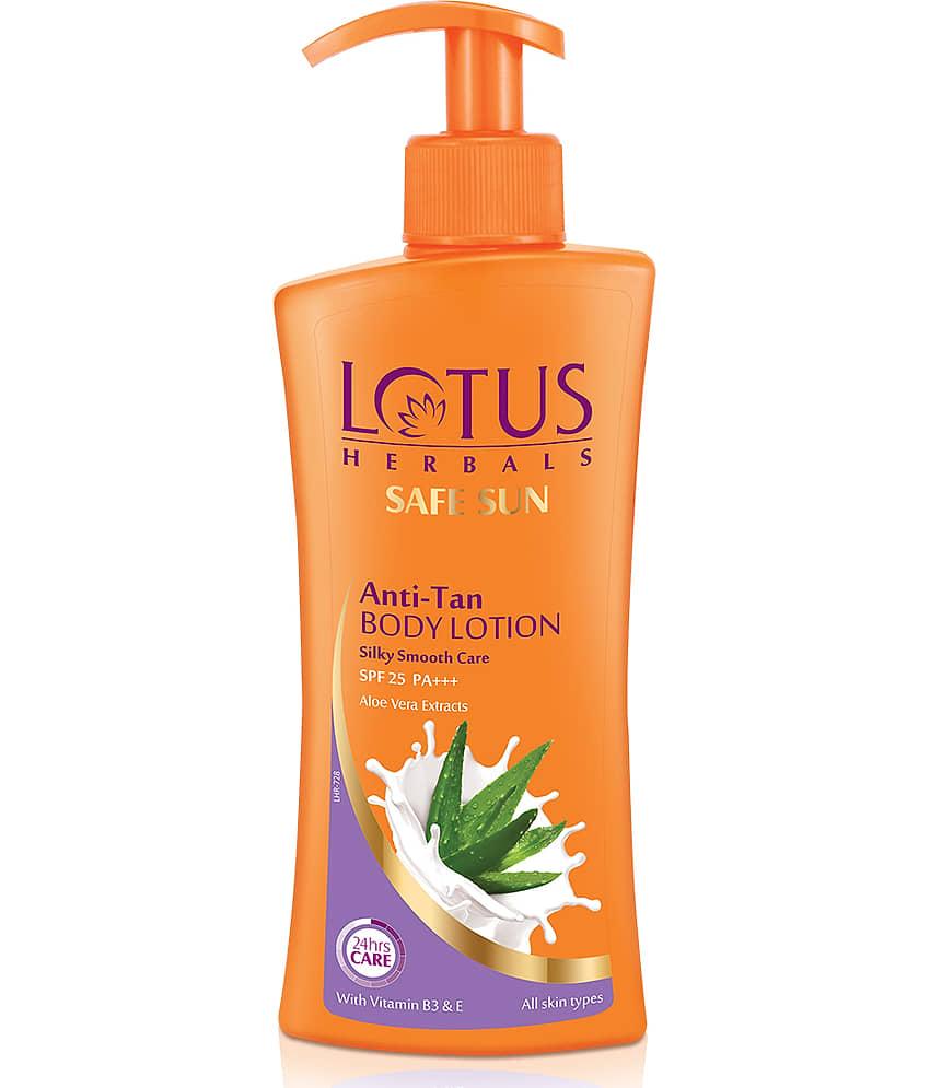 Lotus Herbals Safe Sun Anti-Tan Bodylotion, Spf 25 Pa+++ with Aloe Vera Extracts, 250ml (Pack of 2) view 2