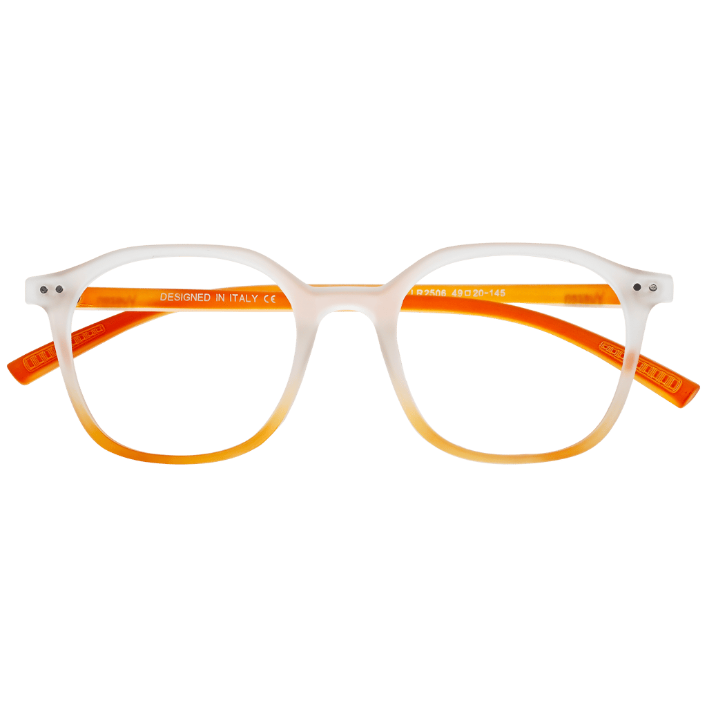 Transparent Full Rim Rectangle Eyeglasses view 2