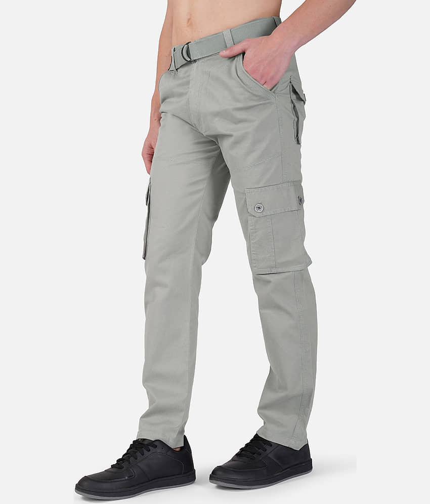 Urban Legends Regular Flat Men's Cargos - Black ( Pack of 1 ) view 2