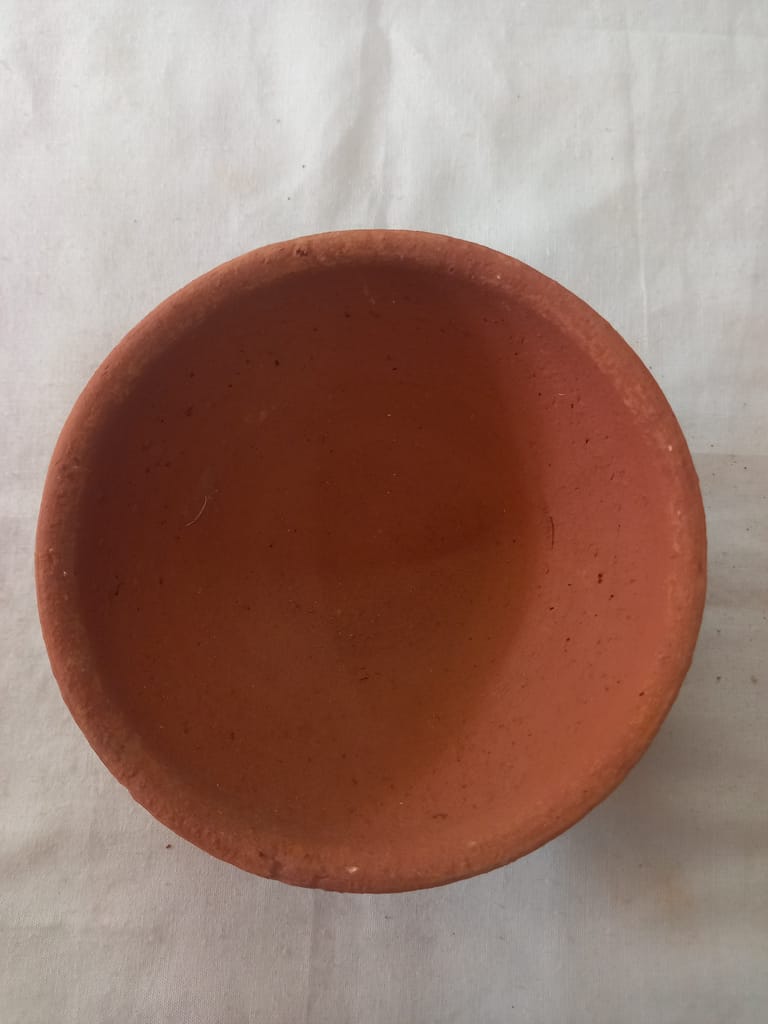 trditional clay pramidalu for pooja view 2