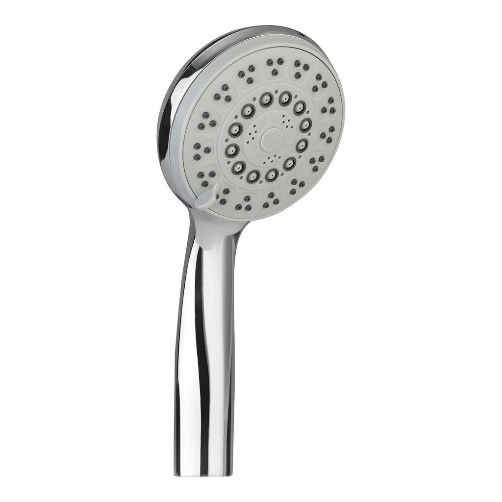 Orvos Hand shower multi-function, 4x4 inches, RainMist, Chrome plated with high grade Korean ABS material from LG, with 1.7 meter flexible shower hose and wall hook, for high end luxury bathrooms view 2