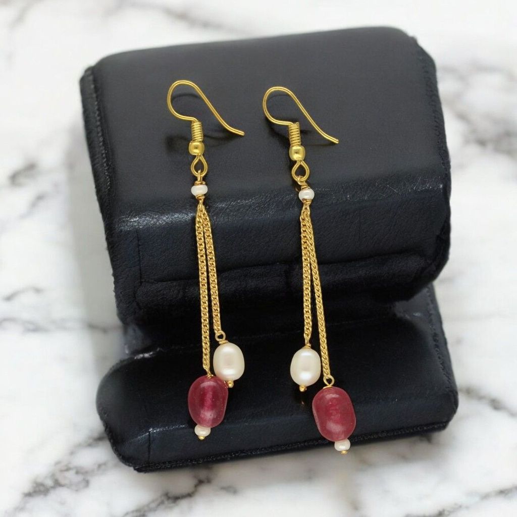 Sri Jagdamba Pearls Ancy Pearl Earrings For Women Girls