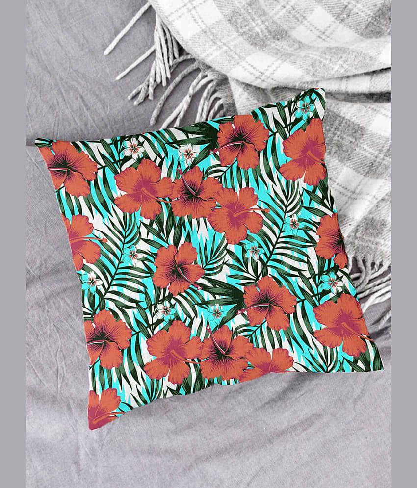 Houzzcode - Water Repellent Multi Polyester Pillow Covers 40x40x3 ( Pack of 1 ) view 2