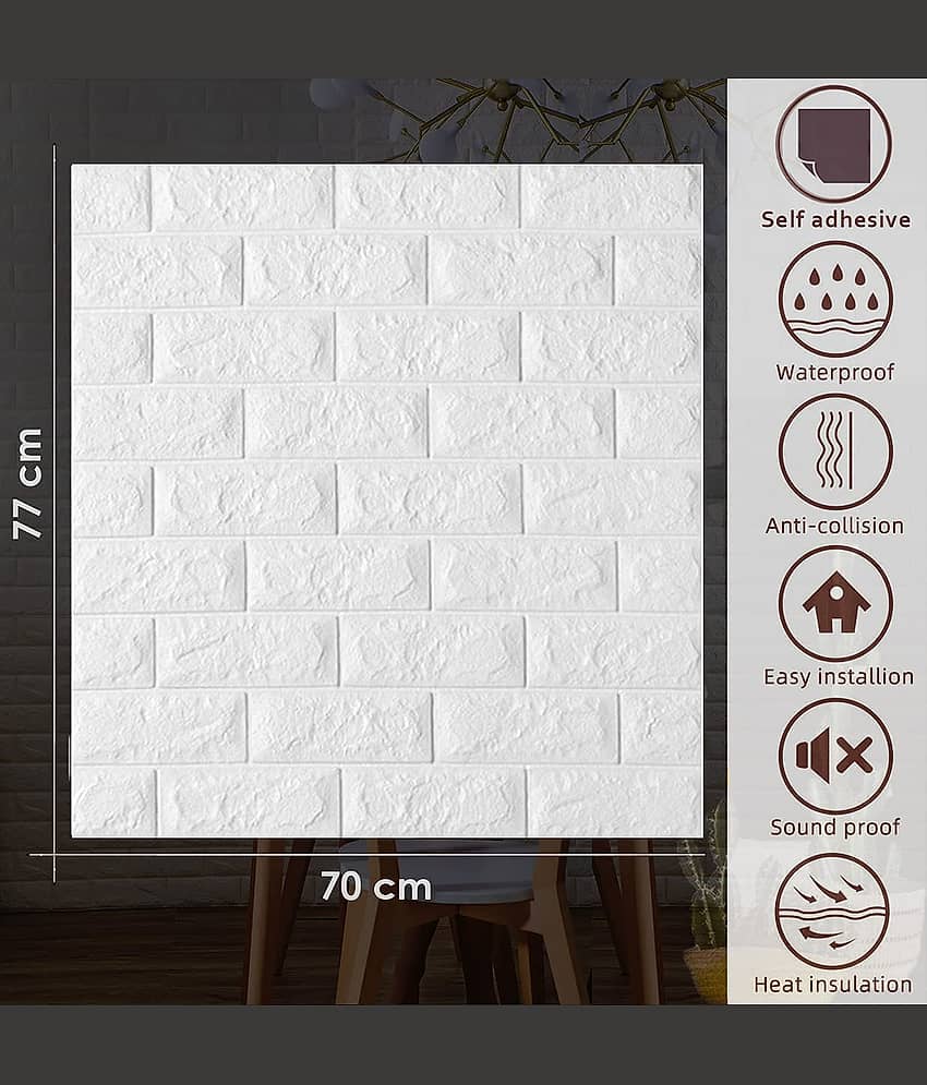 MANDEV Geometric Wallpaper ( 70 X 77 ) cm ( Pack of 1 ) view 2