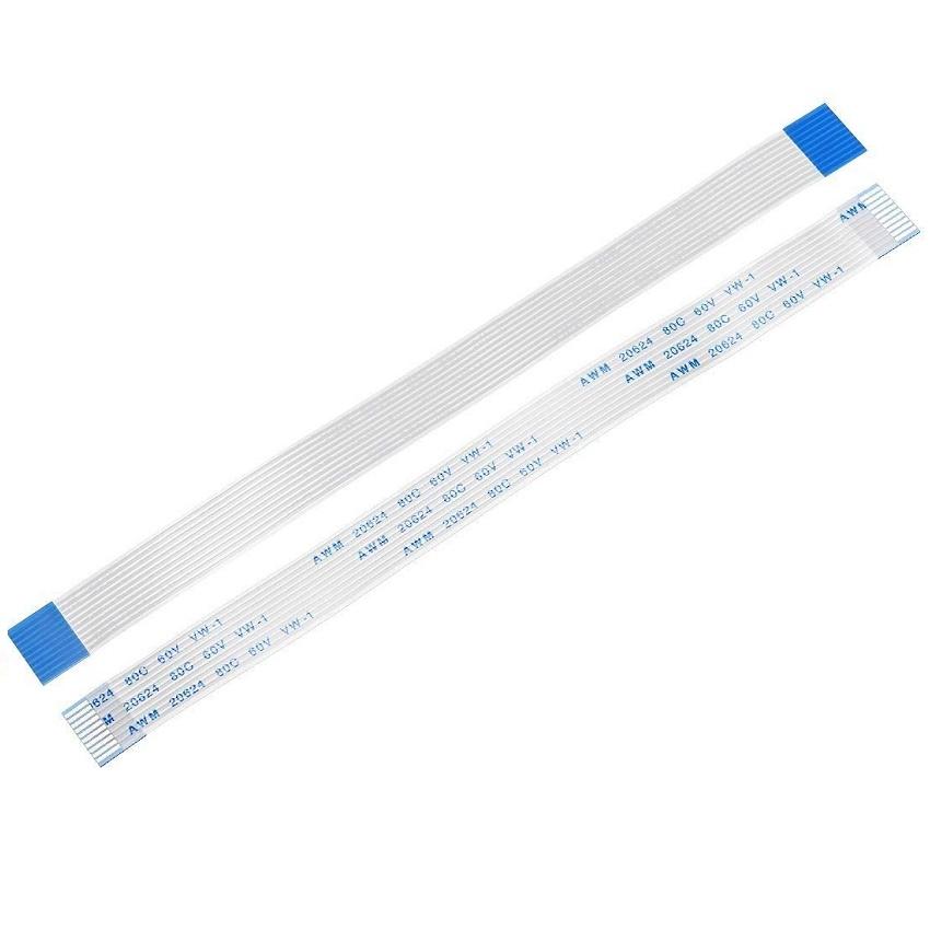 10 Pin 1mm Pitch 152mm Same Side Connection FFC Ribbon Flexible Flat Cable view 2