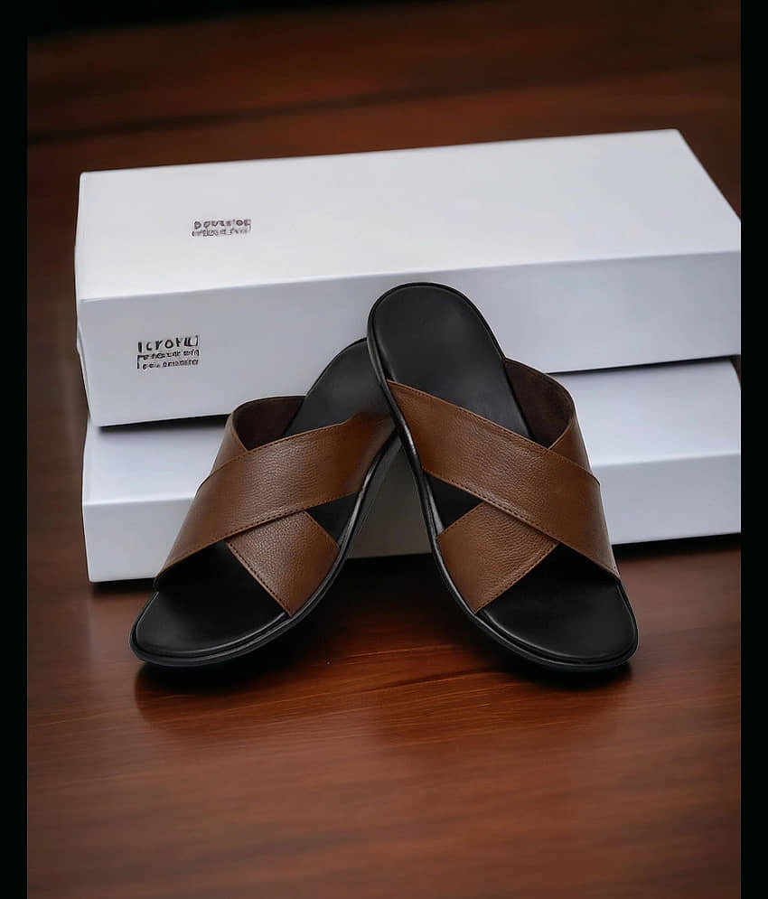 INFINITRENZ - Brown Men's Sandals view 2