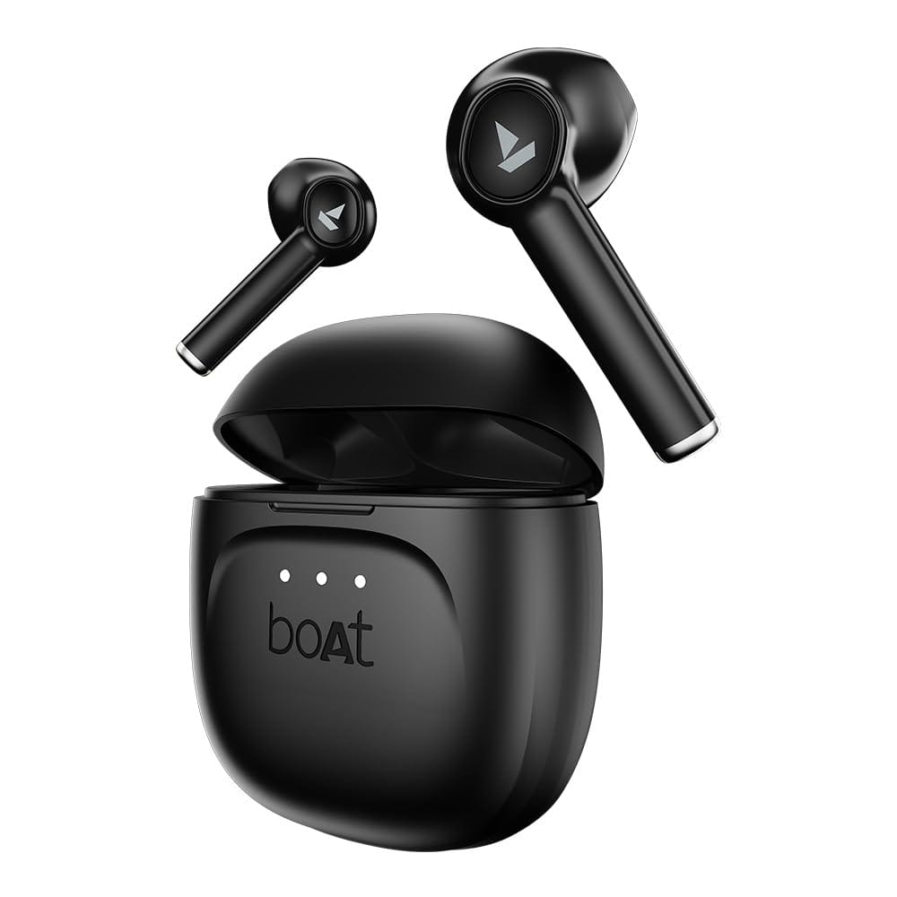 Boat Airdopes 138 Gen 2, 13mm Drivers, 70H Battery, ENx Tech, Beast Mode 45 ms Low Latency, ASAP Charge, Bluetooth Earbuds, TWS Ear Buds Wireless Earphones with mic (Carbon Black)