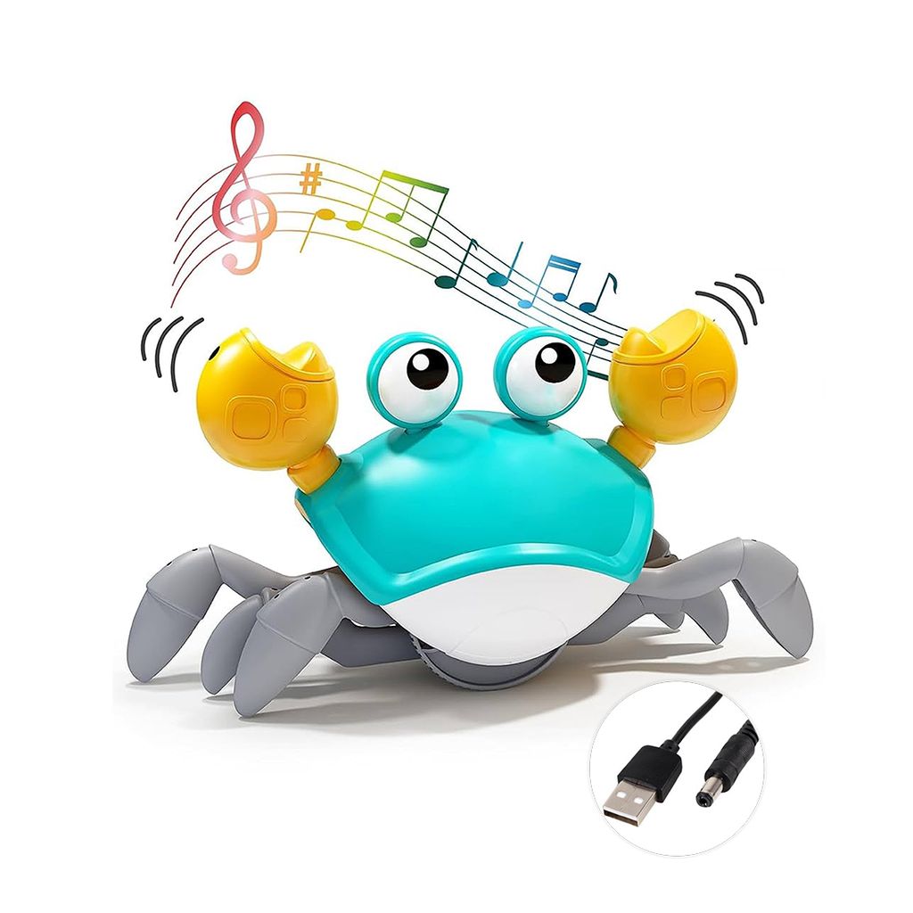 Musical Crawling Crab Toy | Moving Crab Toy | Crab Toy | Crawling Crab Toy | Crab Crawling Toy | Electric Crab Toy | Walking Crab Toy | Cute Crab Toy view 2