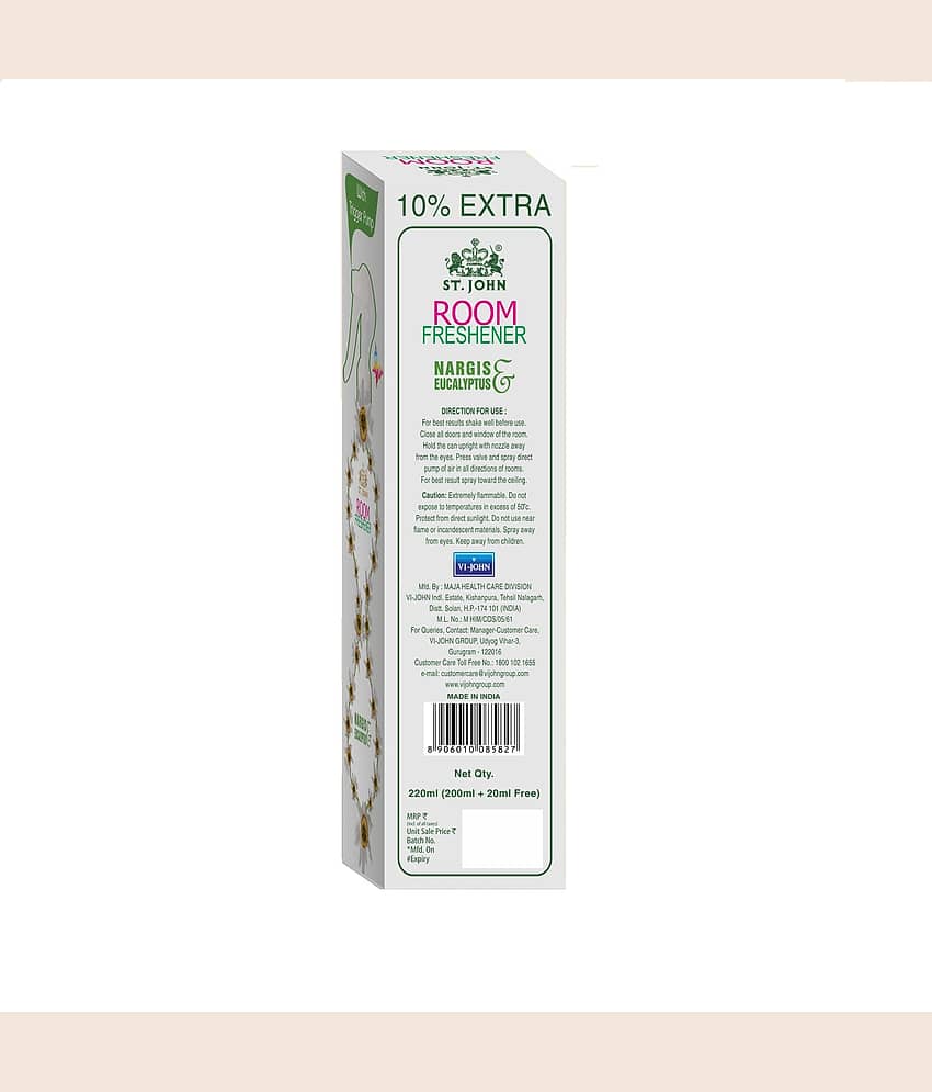 ST.JOHN Nargis & Rajnigandha Room Freshener For Home & Office 250ml Each (500ml)- Pack of 2 view 2