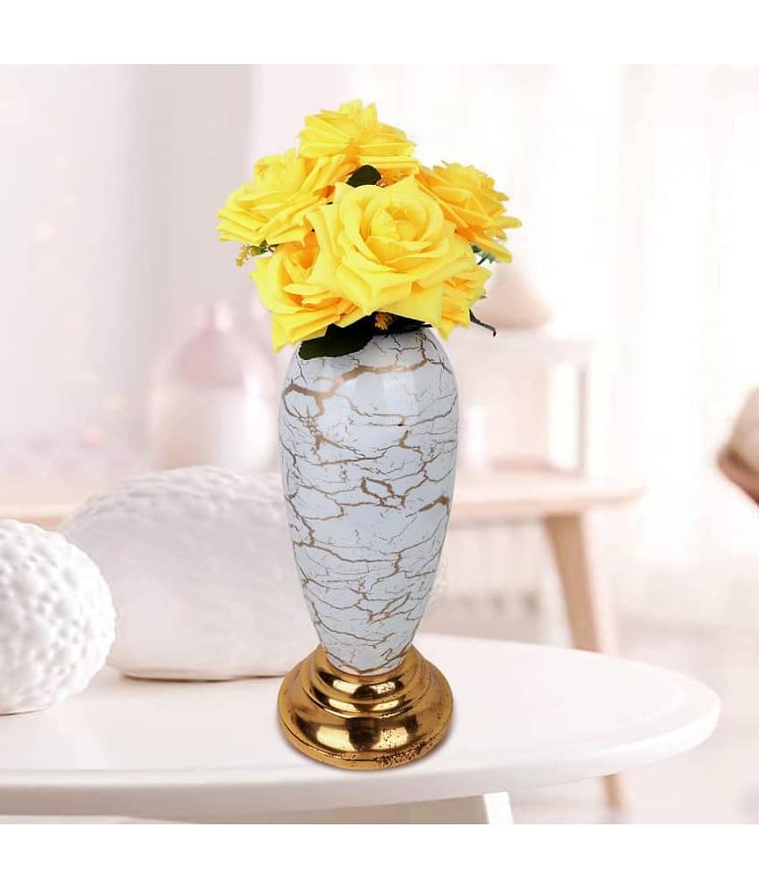 RealPBR - Yellow Rose Artificial Flower ( Pack of 1 ) view 2