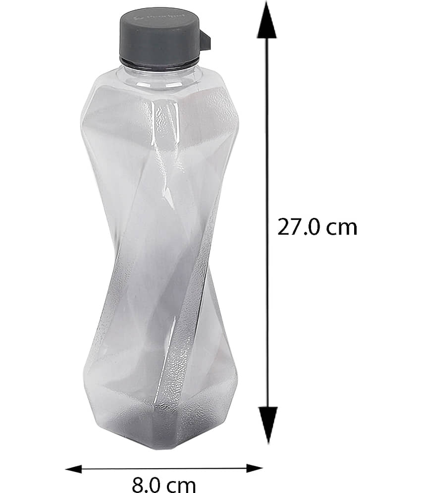PearlPet Twist-1000ml Green PET Fridge Water Bottle 1000 mL ( 6 ) view 2