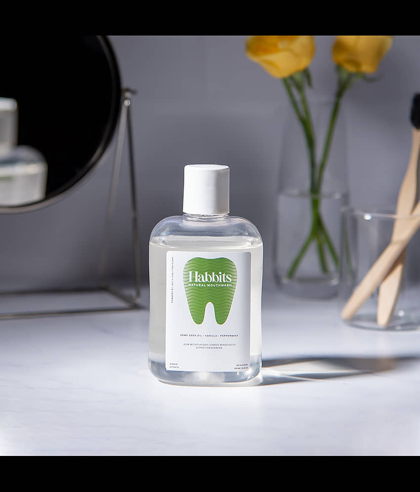 Habbits Mouthwash Liquid Vanilla & Mint 250 mL view 2