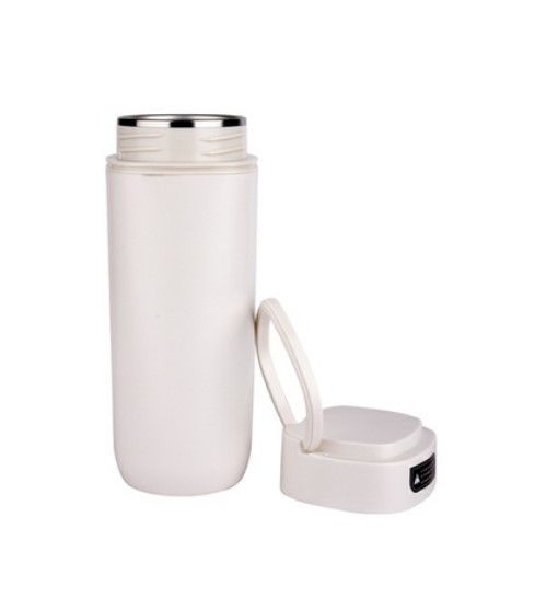 White Unspillable Stainless Steel Tumbler Ek10120 480 Ml view 2
