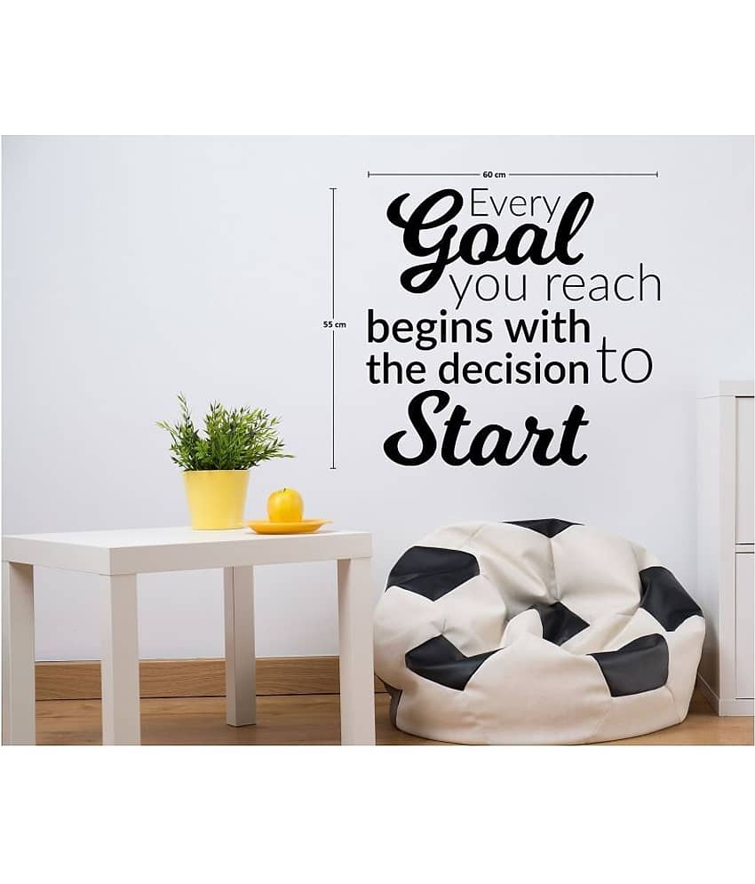 Asmi Collection Success Motivational Quotes Wall Sticker ( 55 x 60 cms ) view 2