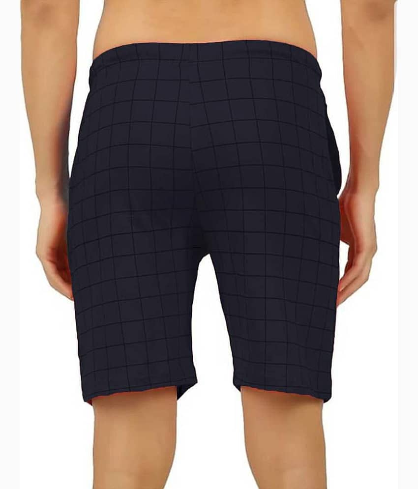 MRB Cotton Lycra Printed Multicolor Men's Shorts Pack of 3 view 2