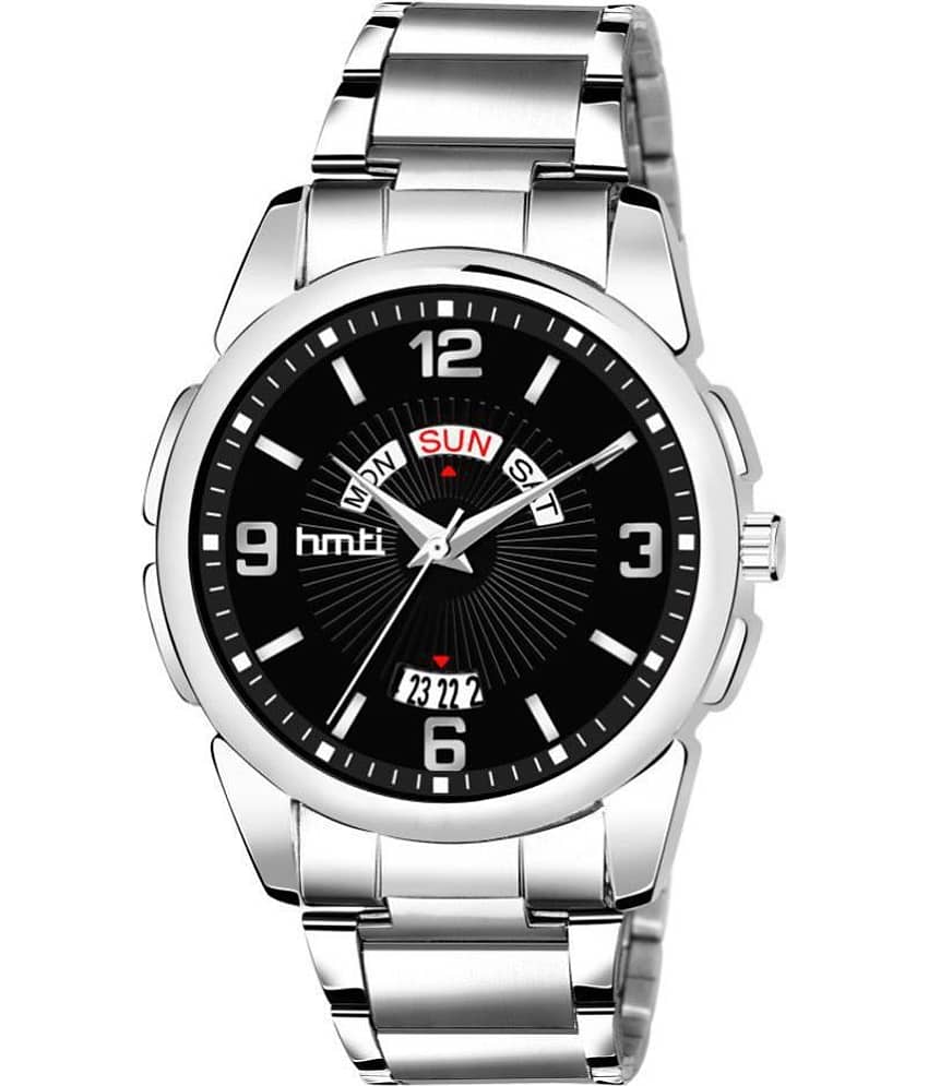 HMTI 8056 Black Stainless Steel Analog Men's Watch