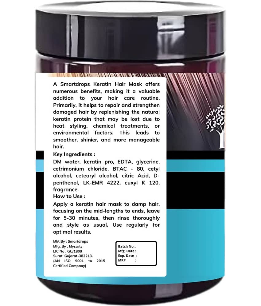 Smartdrops Deep Repair Hair Mask For Damaged Hair ( Pack of 1 ) view 2