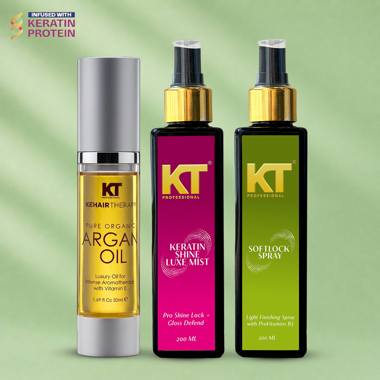 KT Professional Cocktail 2 Hair Care Kit, Keratin & Argan Oil Combo - 500ml view 2