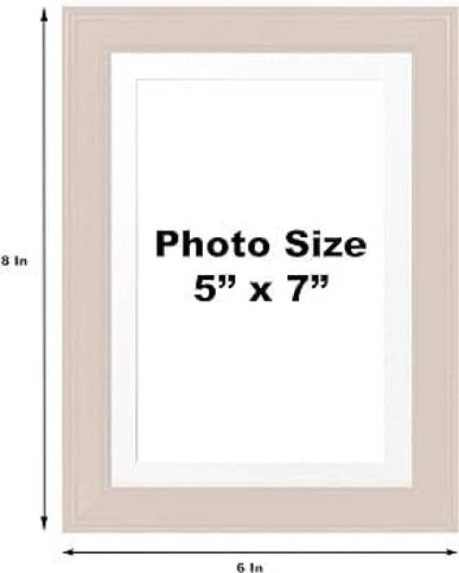 NOKKES Radha Raman Ji Vrindavan Radha Raman Thakur Ji White Photo Frames Religious Photo frame 5X7 Inch Photo Frame_QWW76 view 2
