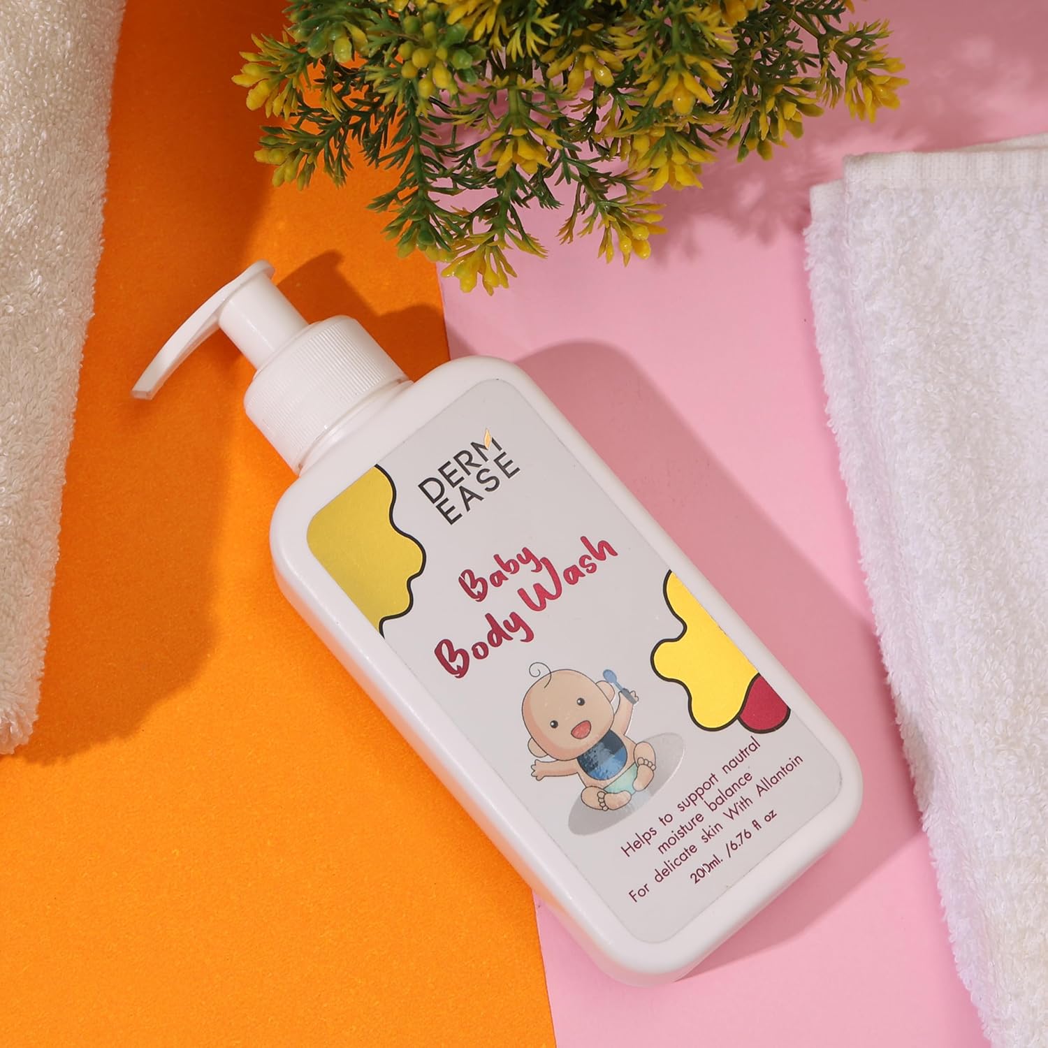 Dermease Baby Body Wash with Aloe Vera for Gentle Care view 2