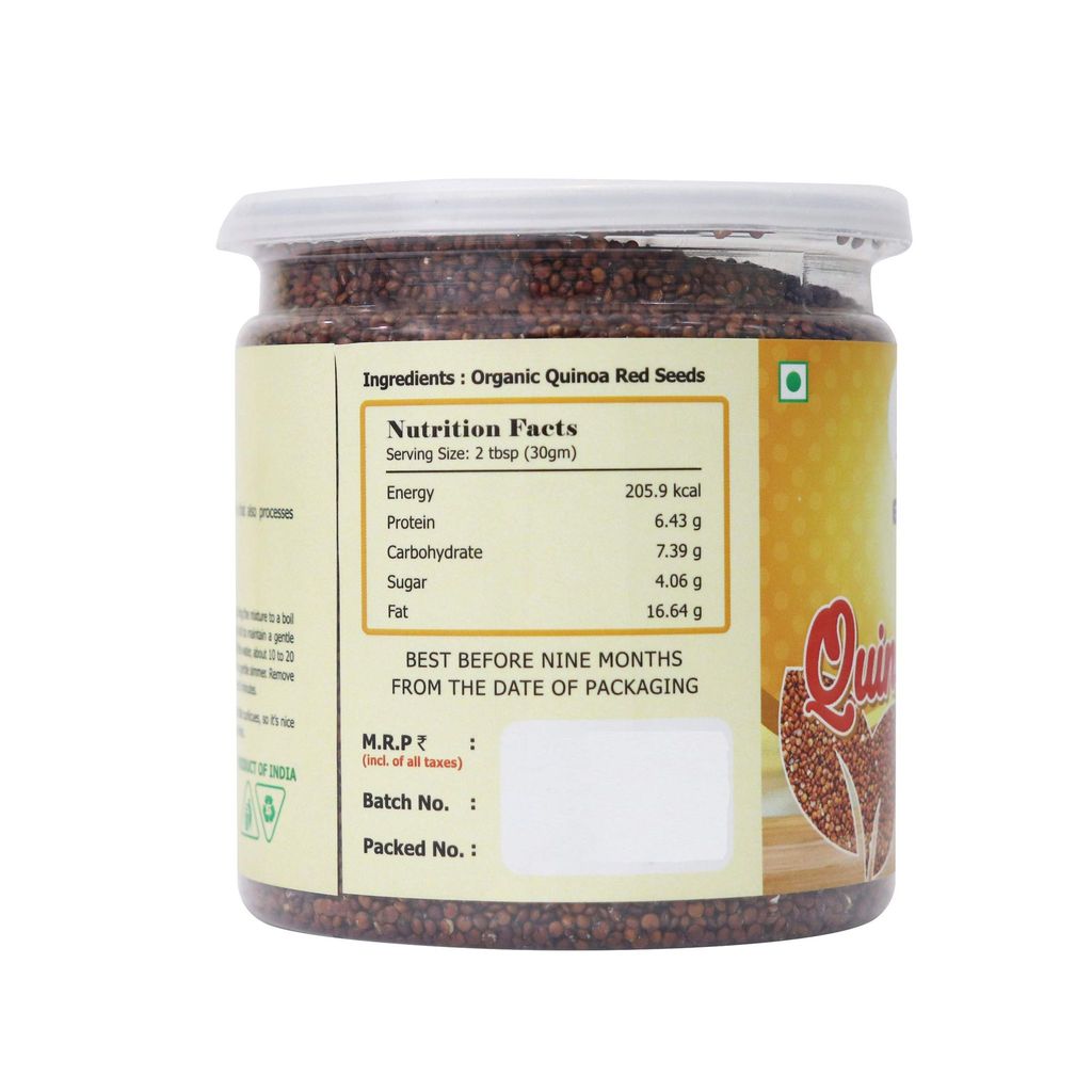 ELWORLD AGRO & ORGANIC FOOD PRODUCTS Gluten-free Red Quinoa Seed- 350 g view 2
