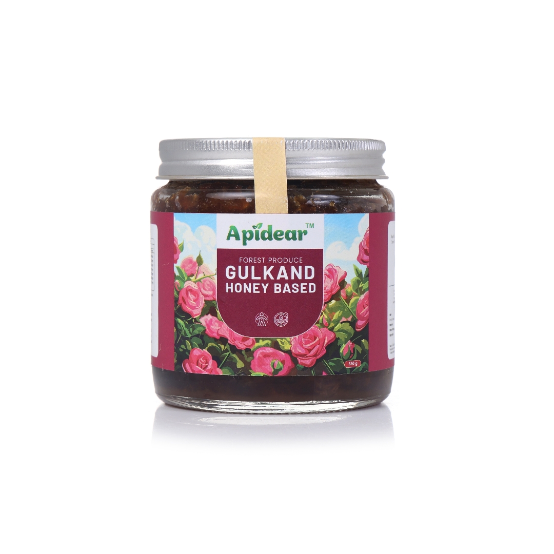 Apidear Forest Fusion – Gulkand & Honey Nuts Wellness Set. view 2
