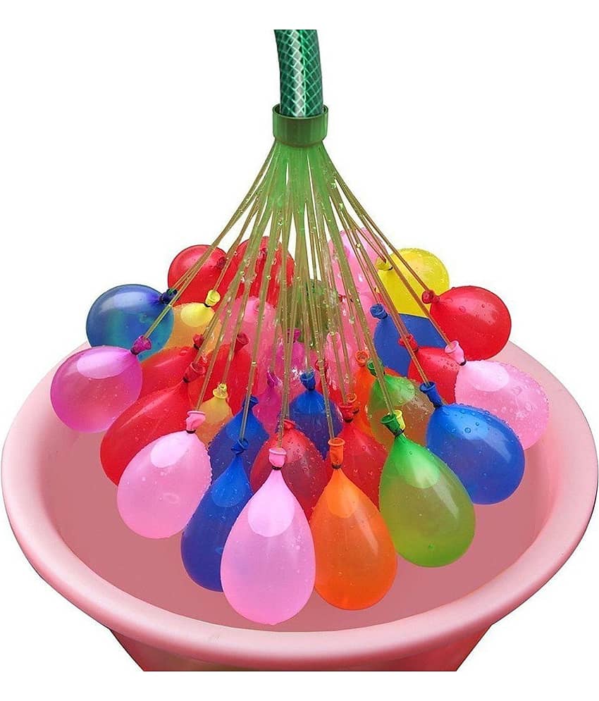 DealBindaas Holi Magic Balloon Bunch 222 Pc Auto fill (6 sets of 37 balloons) Magic Balloon - Pack of 2